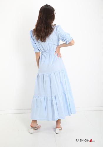 Vestido em Algodão com folhos - ph 2
