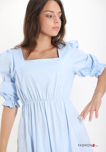 Vestido em Algodão com folhos - ph 4