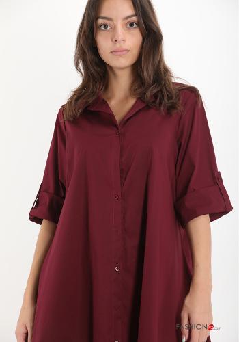 long Cotton Shirt dress - ph 4