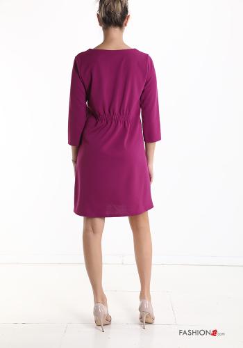 knielanger Kleid 3/4 ärmel - ph 2