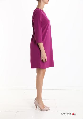 knielanger Kleid 3/4 ärmel - ph 3