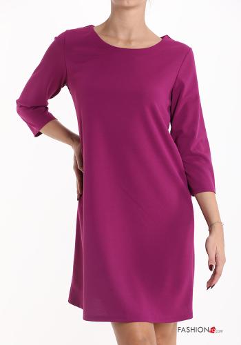 knielanger Kleid 3/4 ärmel - ph 4