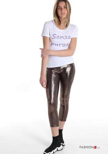T-shirt in Cotone Fantasia scritta - ph 5