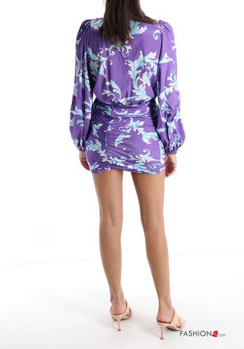 Conjunto escote en v Estampado jacquard - ph 2