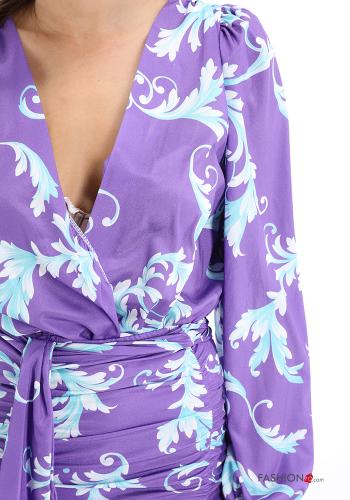 Conjunto escote en v Estampado jacquard - ph 4