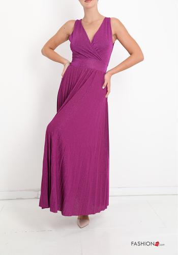 Scamiciato scollo a V lurex con fiocco - ph 1