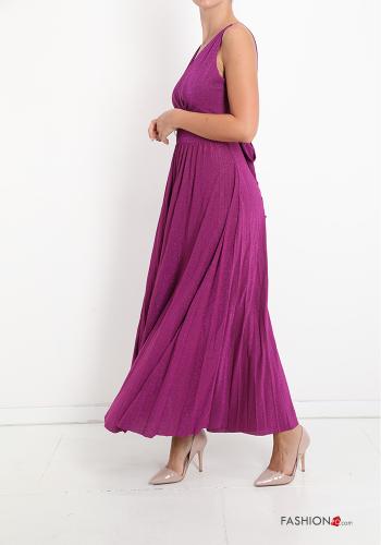 Scamiciato scollo a V lurex con fiocco - ph 3