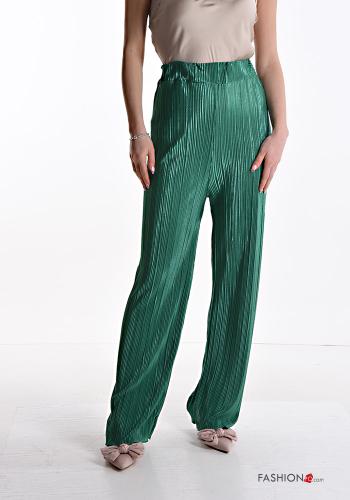 Pantalones con plisado brillante con elástico - ph 1