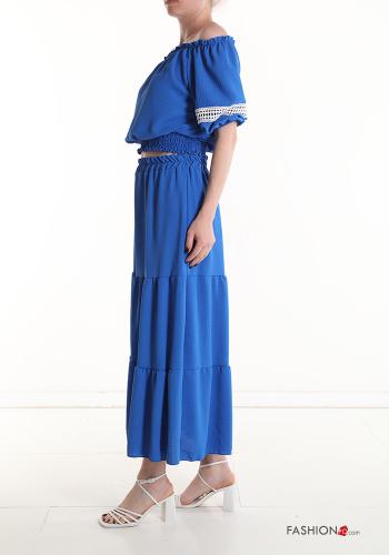 Ensemble coordonné manches bouffantes à volants avec élastique - ph 3