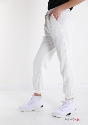 Track pants in Cotton  with pockets - ph 3