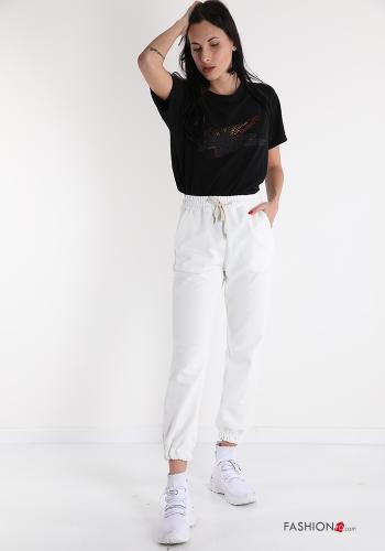 Track pants in Cotton  with pockets - ph 5