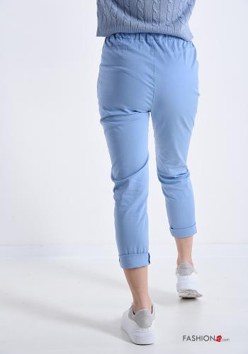 Hose aus Baumwolle mit Taschen mit Schleife - ph 2