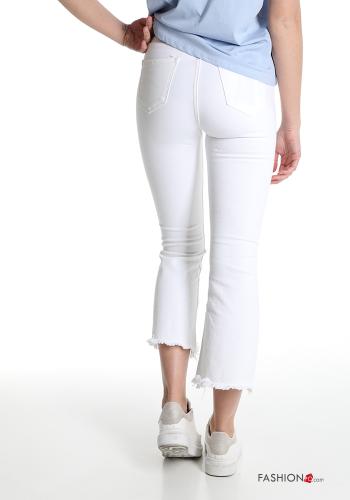 Jeans en Coton  avec poches à franges - ph 2