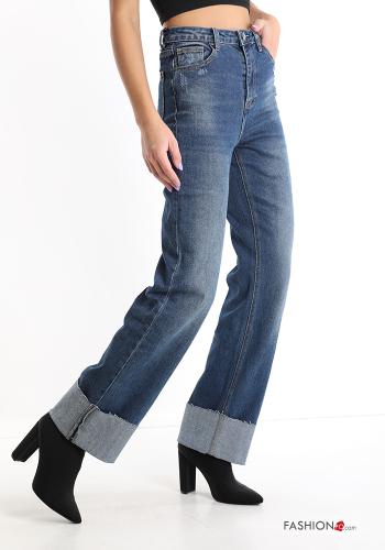 Cotton Jeans with buttons with pockets - ph 3