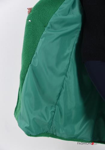 Wool Mix Coat with buttons with pockets - ph 5