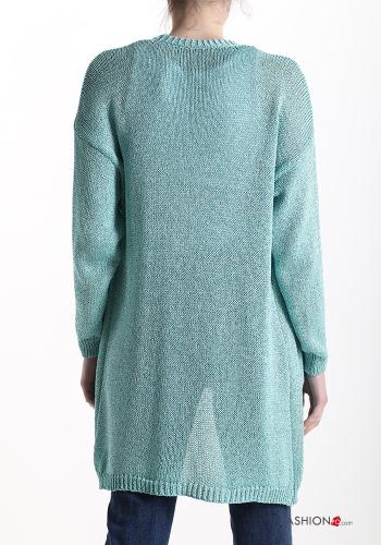 lurex Cardigan with pockets - ph 2