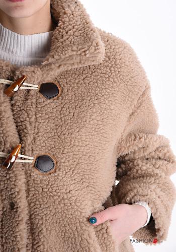 Giacca Teddy Bear con tasche con fodera - ph 4