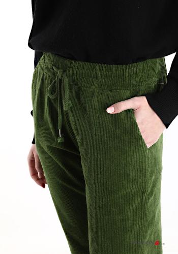 Pantalone in Cotone in velluto con tasche con fiocco - ph 4