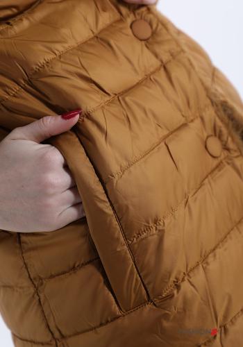 Down Jacket  with buttons reversible hooded with pockets - ph 4