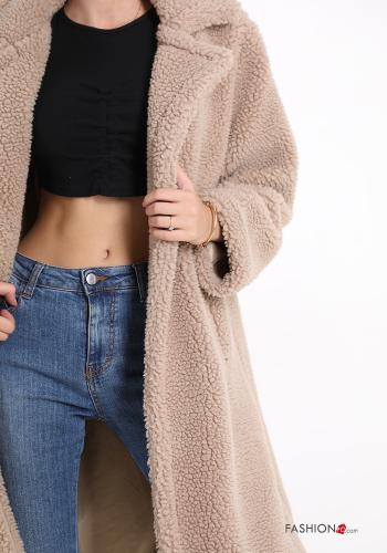Coat with buttons with pockets - ph 4