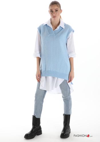 Maglione in Misto Lana  scollo a V - ph 1