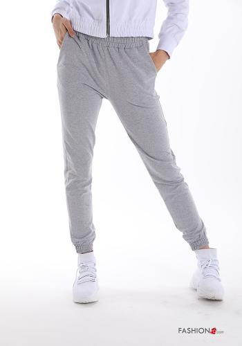 Trousers in Cotton  with pockets - ph 1