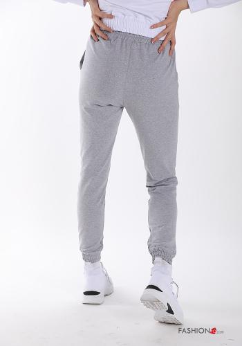 Trousers in Cotton  with pockets - ph 2