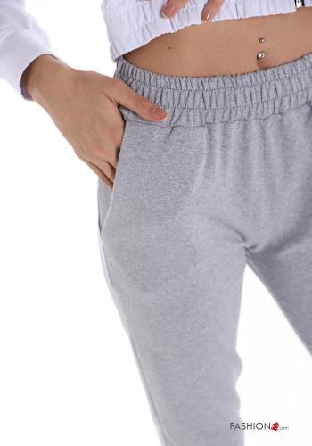 Trousers in Cotton  with pockets - ph 4