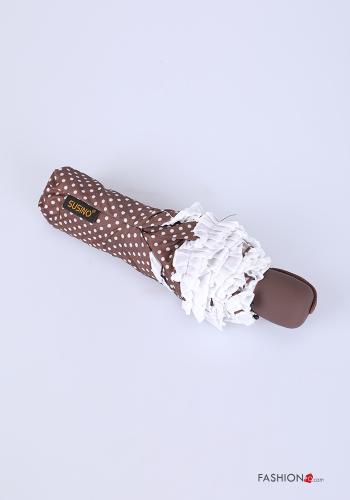 Pack de 12 peças guarda-chuva Padrão bolas com folhos - ph 11