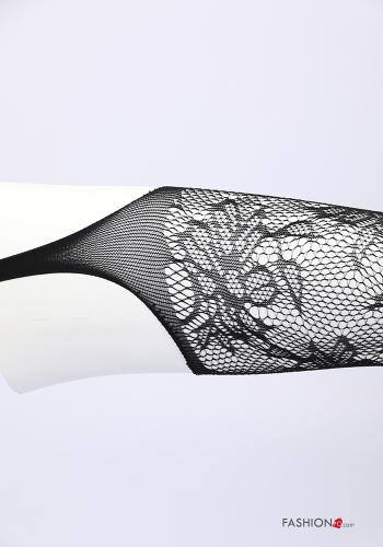 Collant pizzo Fantasia floreale - ph 4