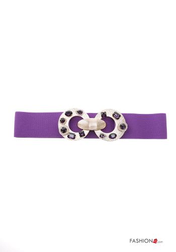Cintura con strass con elastico