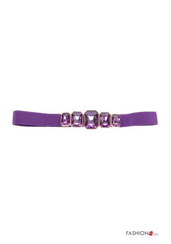 Ceinture avec strass avec élastique - ph 1