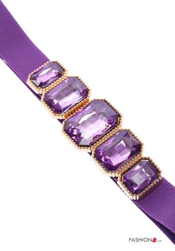 Ceinture avec strass avec élastique - ph 2