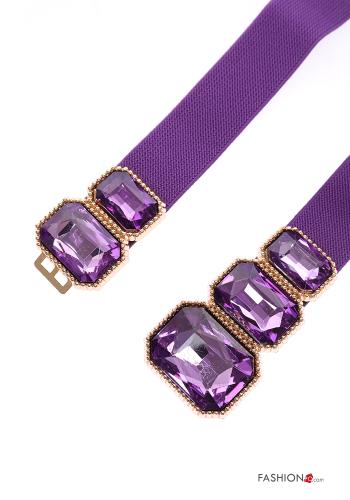 Ceinture avec strass avec élastique - ph 3