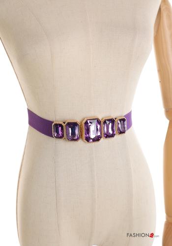 Ceinture avec strass avec élastique - ph 4