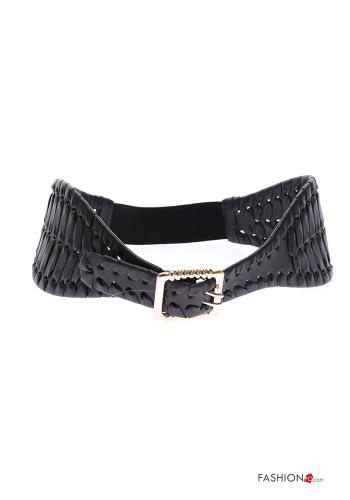 Ceinture faux cuir avec boucle