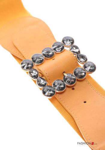 Cintura regolabile con strass con elastico - ph 2