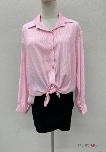Camicia Fantasia righe con nodo