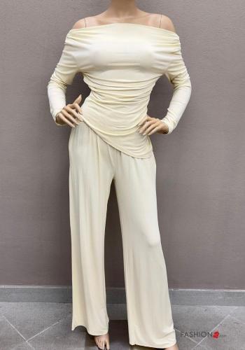 wide leg Co-ord bardot neckline - ph 1