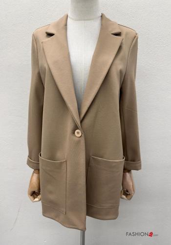 Blazer con botones con bolsillos - ph 1