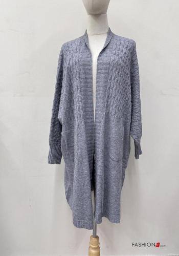 Cardigan lungo con tasche - ph 1