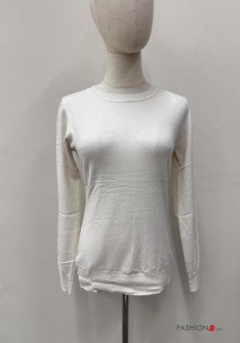 crew neck Long sleeved top
