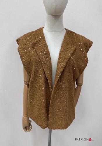 Smanicato con paillettes con tasche - ph 1