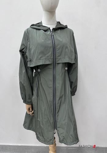 Wind Jacket with drawstring with hood with pockets with zip - ph 1
