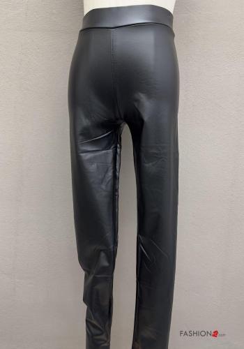 Kunstleder Leggings mit gummizug - ph 1