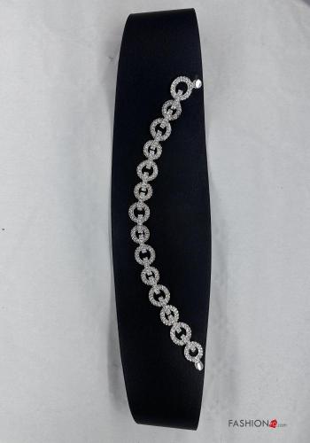 Ceinture avec strass