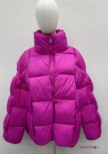 Puffer Jacket Rollneck with zip with pockets
