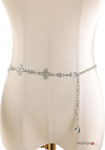Cintura regolabile con strass - ph 1