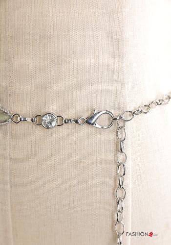 Cintura regolabile con strass - ph 2
