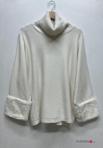 lange ärmel Strickpullover Rollkragen- - ph 1